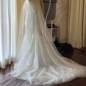 Maggie Sottero Lennon strapless mermaid wedding dress